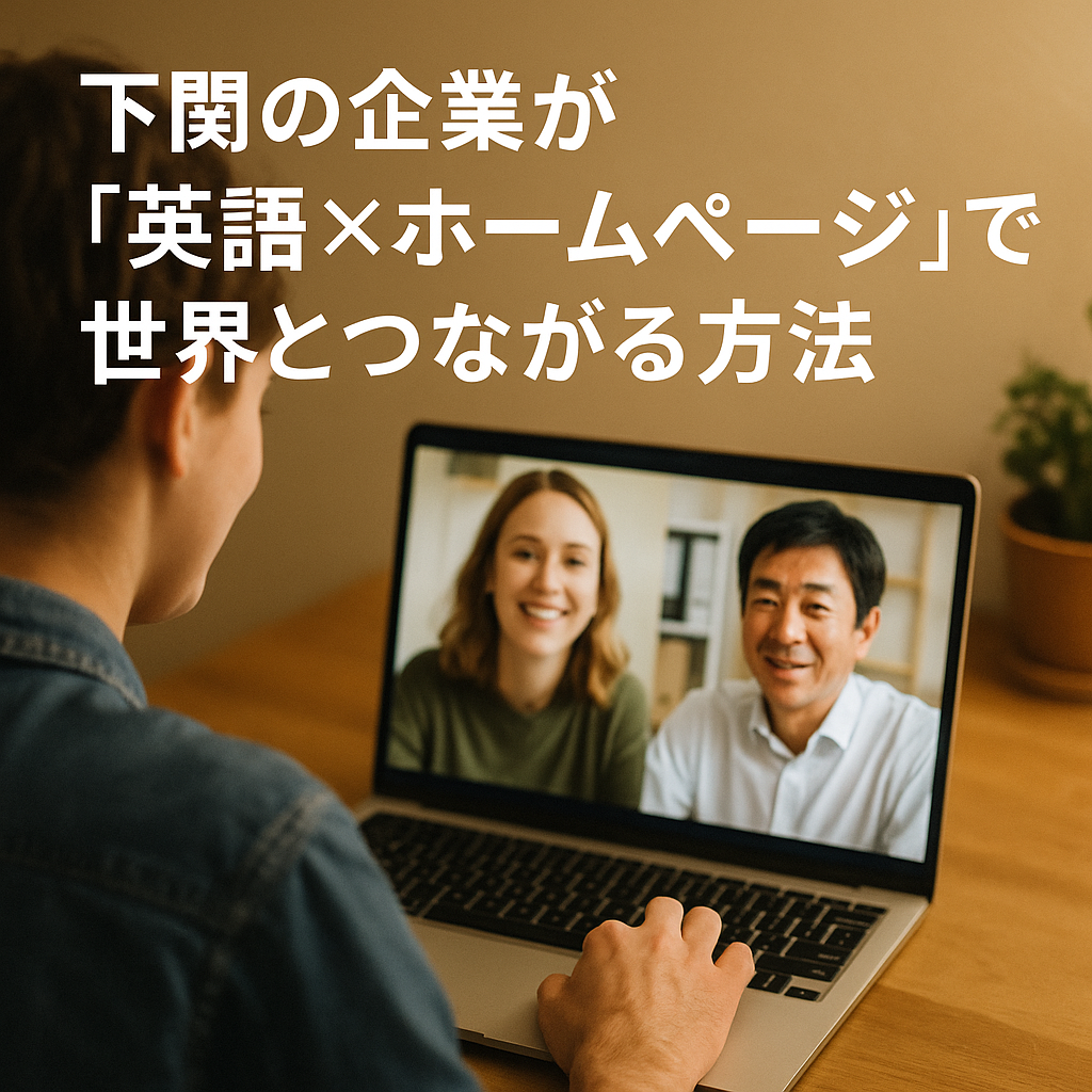 下関の企業が『英語×ホームページ』で世界とつながる方法